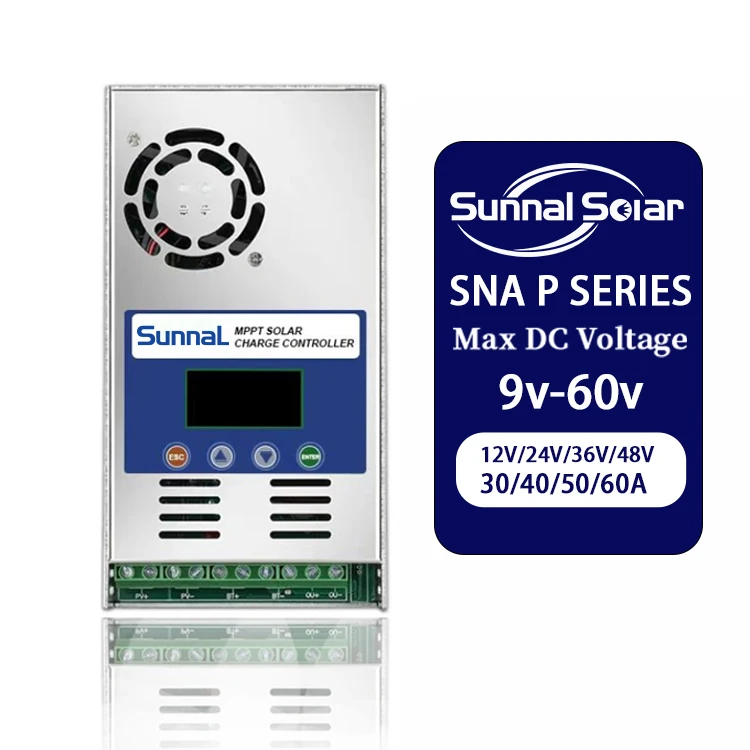 30A-60A MPPT Solar Charge Controller | 12V-48V Auto Voltage Recognition | SUNNAL