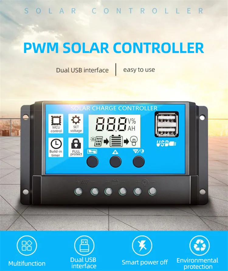 30A PWM Solar Battery Charge Controller | High Efficiency & Reliable Power Management | SUNNAL