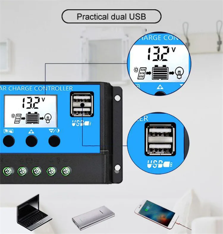 30A PWM Solar Battery Charge Controller | High Efficiency & Reliable Power Management | SUNNAL
