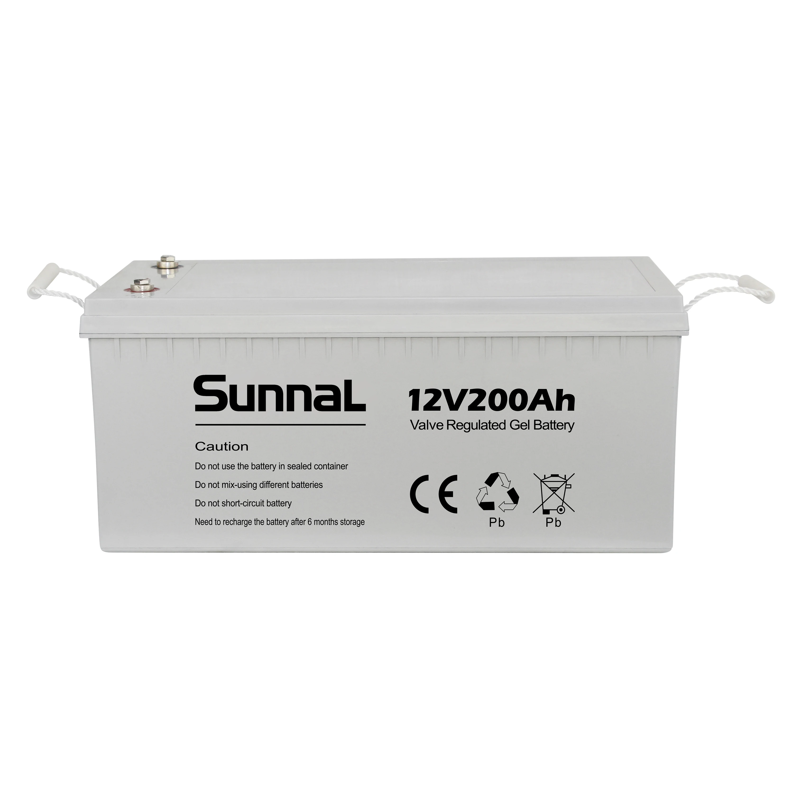 12V 200Ah Solar Gel Battery | High-Cycle Life for Home Solar Storage | SUNNAL