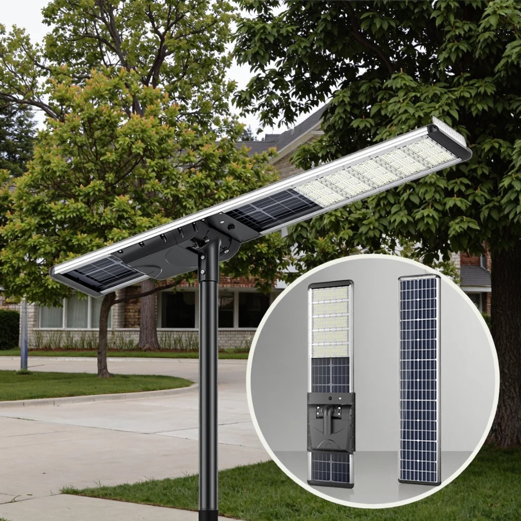 150W-500W All-in-One Solar LED Street Light | High-Quality Road Lighting | SUNNAL