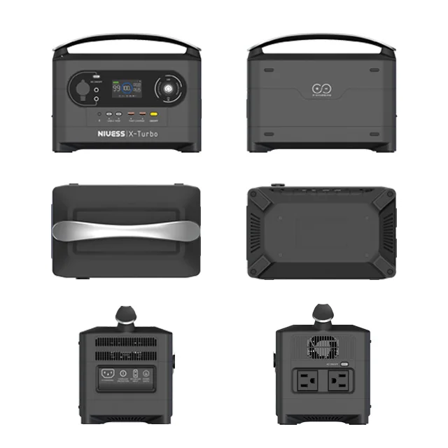 700W Solar Energy Portable Power Station 512Wh - Lithium Ion Battery for Outdoor & Home Use - Niuess