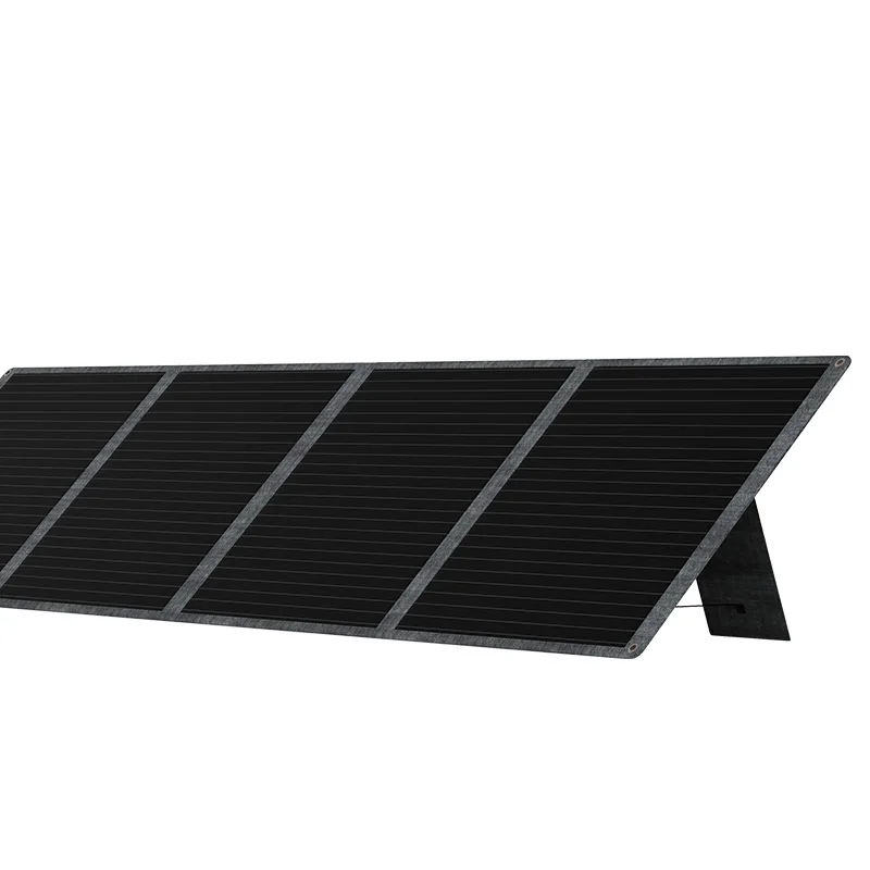 All-Black Waterproof 100W Portable Foldable ETFE Solar Panel - Niuess