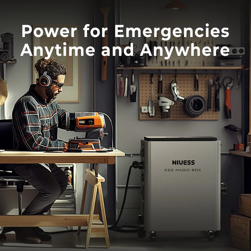 5000W Solar Generator Power Station - Portable Lithium Battery for Outdoor Use - Niuess
