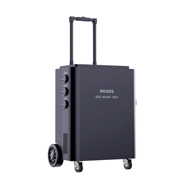 4500W Portable Power Station with Trolley & Wheels - Outdoor Rechargeable Lithium Battery - Niuess