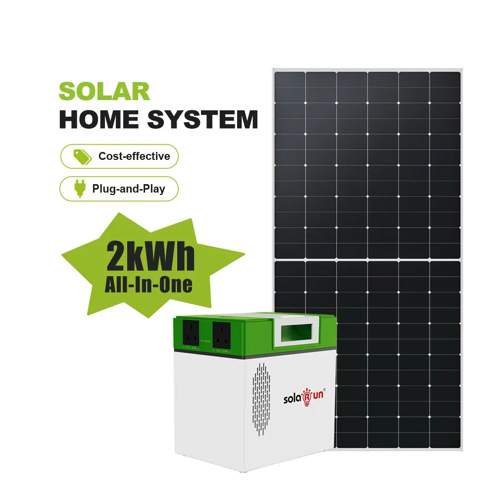 2kWh Solar Portable Power Station with 1050W Inverter - Backup Solution for Blackouts by Solarun