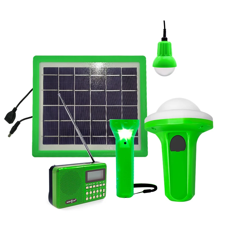 Polycrystalline Silicon Solar Panel LED Light Box Fixture for Home Use - Solarrun