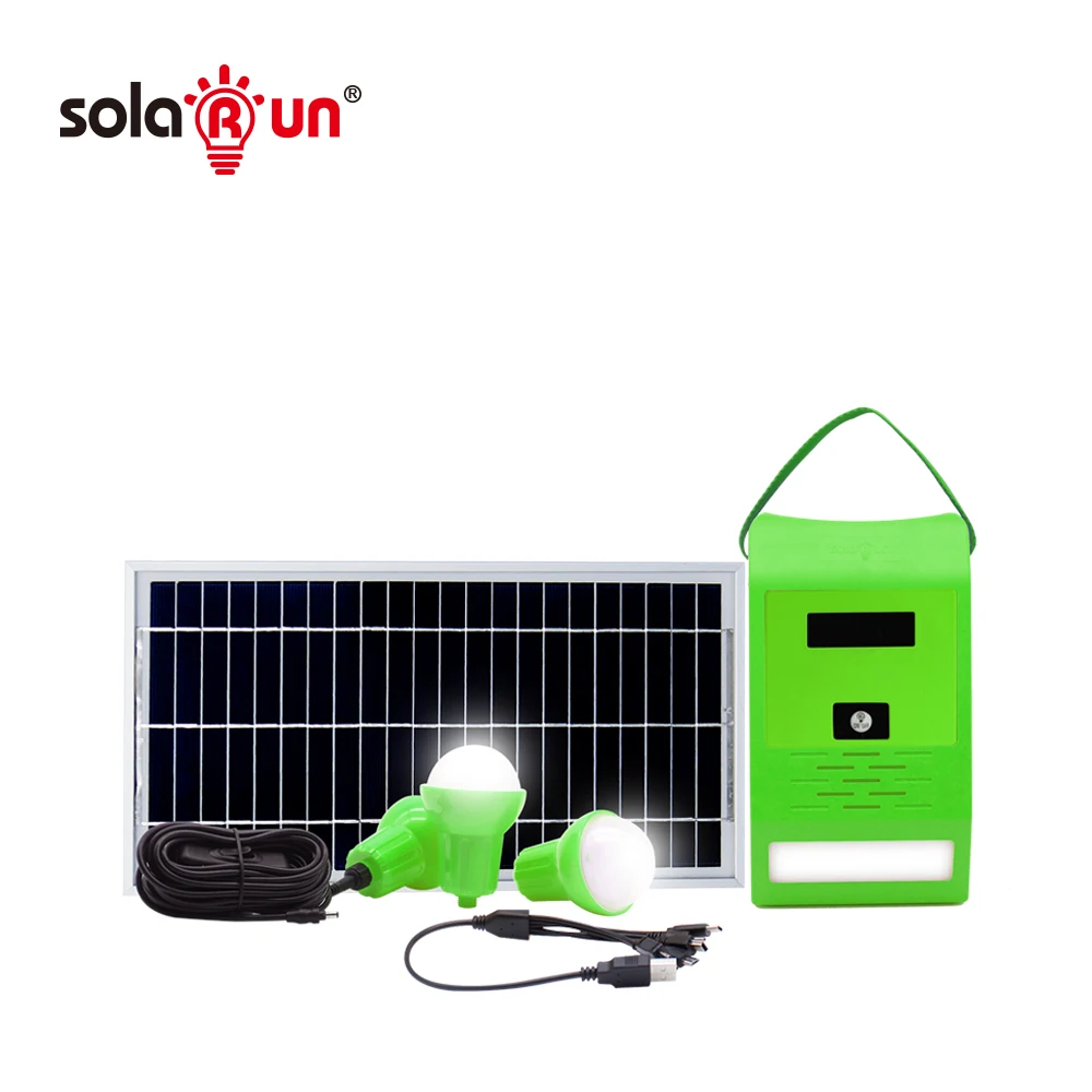 Off-Grid Portable Solar Power Generator Plant with 12V LiFePO4 Battery - SolarRun K088