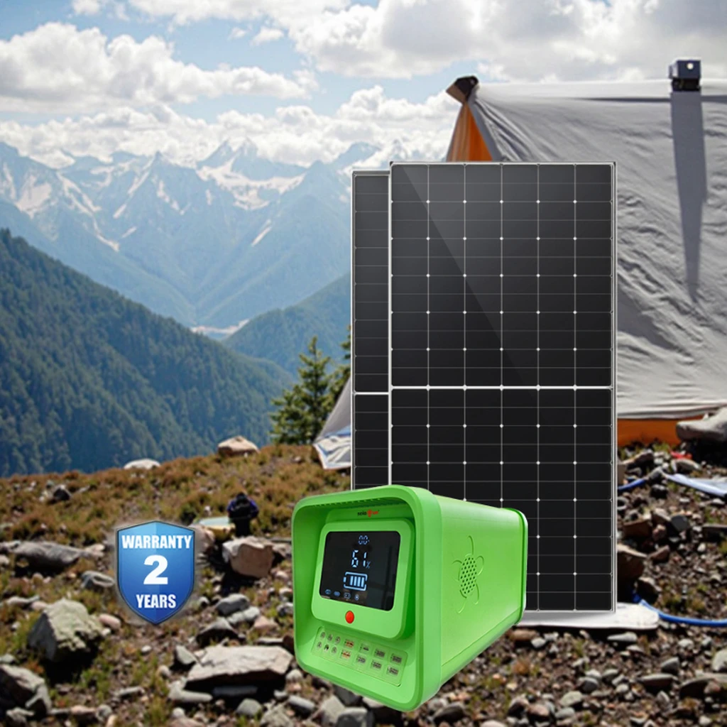 25.6V 1.28kWh Portable LiFePO4 Power Station - 500W Emergency Backup by Solarun