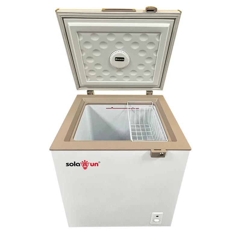 12V DC Solar Chest Freezer with Panel - Energy Efficient Home Appliance by Solarun