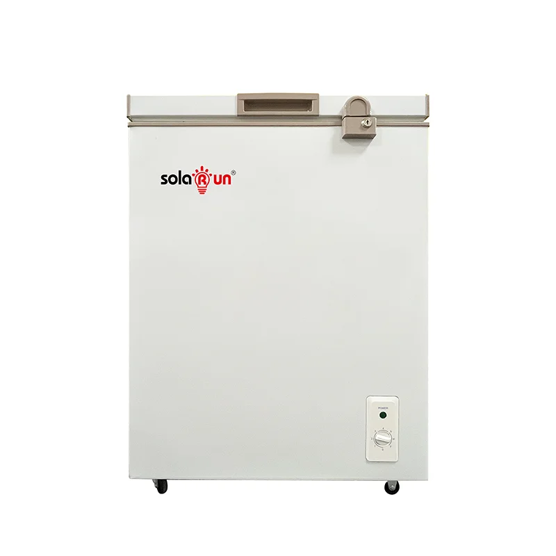 12V DC Solar Chest Freezer with Panel - Energy Efficient Home Appliance by Solarun