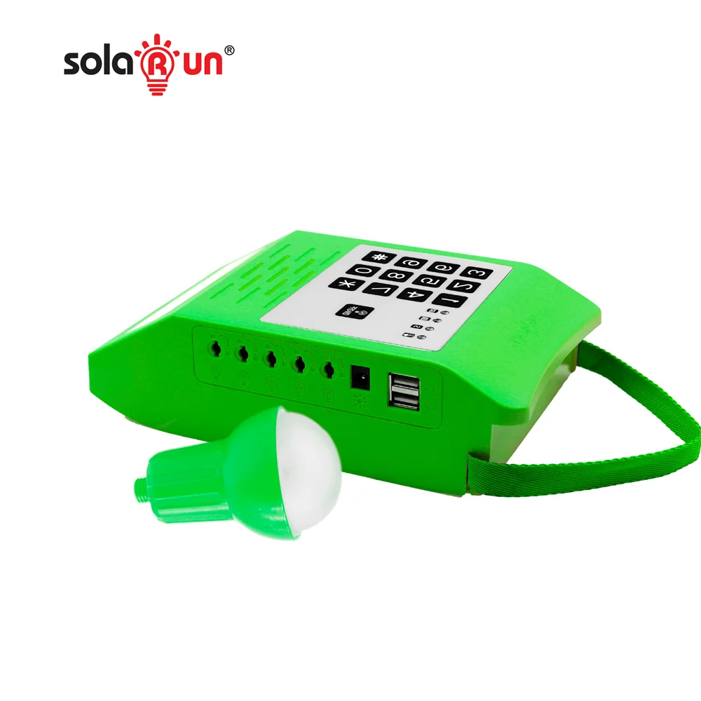 Off-Grid Portable Solar Power Generator Plant with 12V LiFePO4 Battery - SolarRun K088