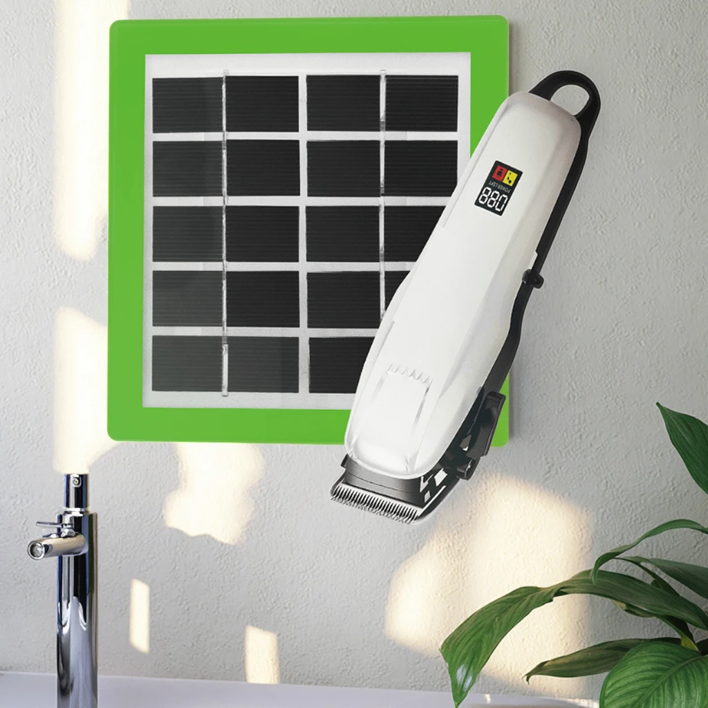 Cordless Solar-Powered Electric Hair Clipper - Eco-Friendly Grooming by Solarun