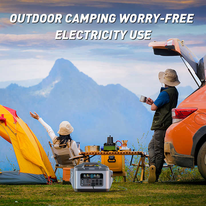 Portable Power Station 2200W Pure Sine Wave Off-Grid Solar Energy Storage System with MPPT Controller for Home Backup & Outdoor Use Lipower