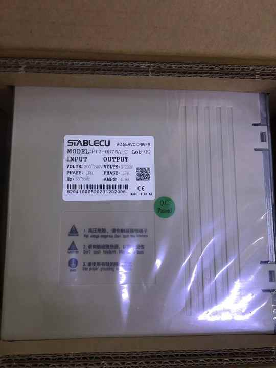 AC Servo Motor 220V 750W High Precision Speed Control 3000RPM Machinery Equipment STABLECU