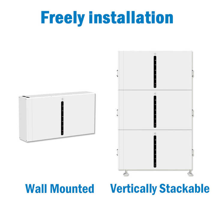 Stackable Storage System 5kWh Lithium Battery Power Wall 51.2V 48V 100Ah 200Ah 300Ah Solar LiFePO4 Battery for Household Energy Storage ELITE