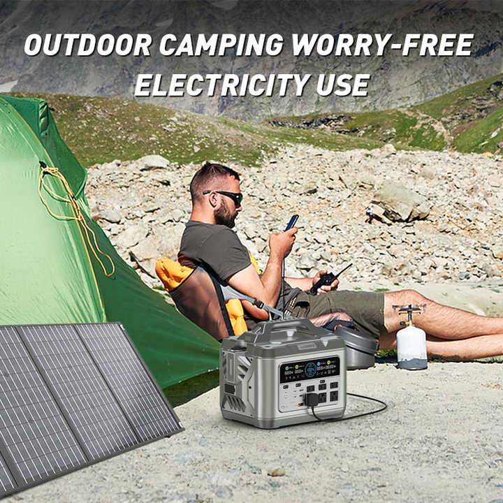 Portable Power Station 50000mAh 1200W Pure Sine Wave Off-Grid Solar Energy Storage for Outdoor & Home Use Lipower