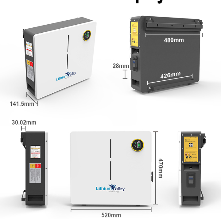Factory Outlet Wall Mounted Power Battery 10kwh 7kwh 5kwh Energy Storage Battery LiFePO4 Lithium Battery for Home and Commercial Energy Storage