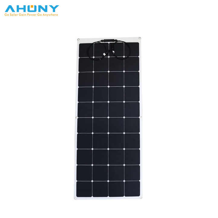 Flexible Solar Panels Ultralight Photovoltaic Module High Efficiency IBC Cells for Yacht Boat RV Roof Top AHONY