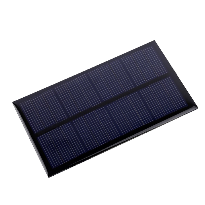 0.4W Polycrystalline Silicon Solar Panel Charger 2V Lightweight High-Efficiency PERC Solar Module for Portable Electronics AHONY