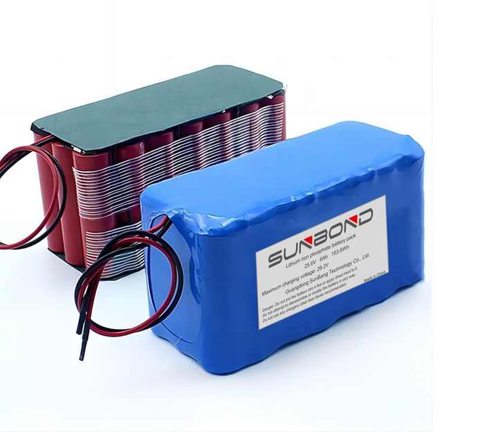Custom Lithium Ion Battery Pack 1S-3S 3.7V-11.1V 2000mAh-2900mAh for Power Tools Consumer Electronics Solar Energy Storage SUNBOND