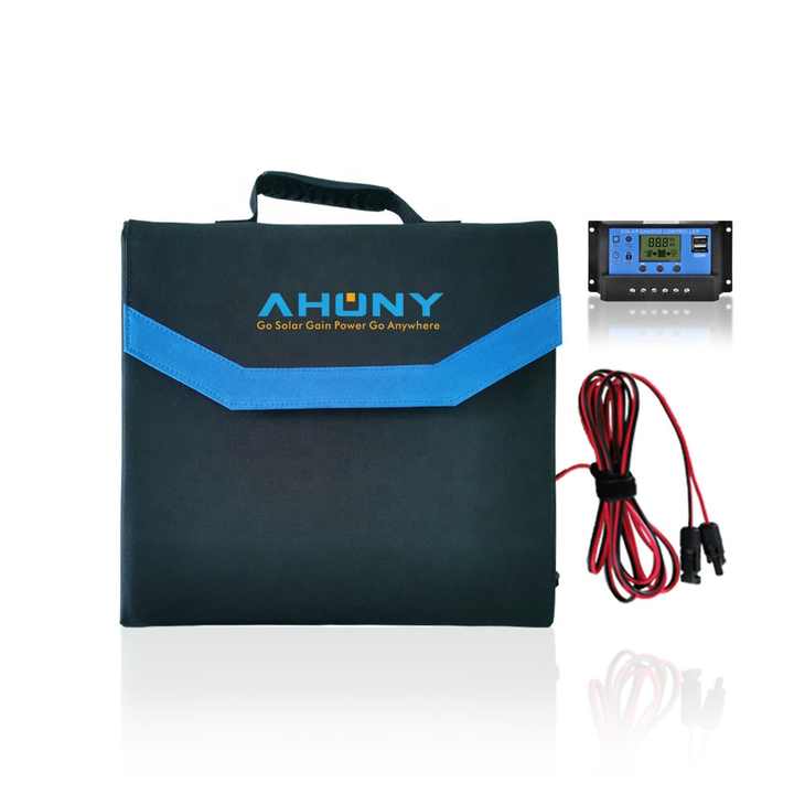 250W Foldable Solar Panel Kit 12V Ultralight Portable Solar Charger for Outdoor & Off-Grid Applications AHONY