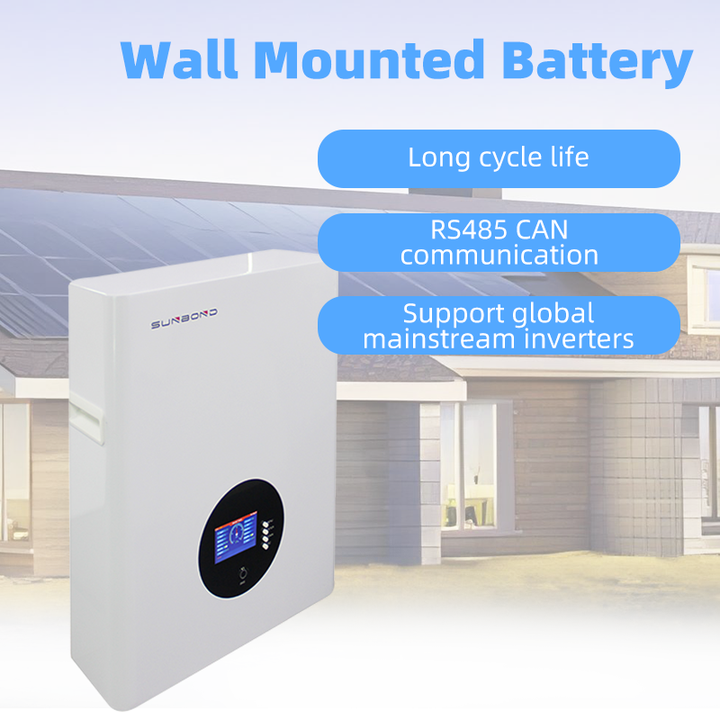 Lithium Battery 12V 24V 100Ah 200Ah Portable Solar Power Station Home Energy Storage System SUNBOND