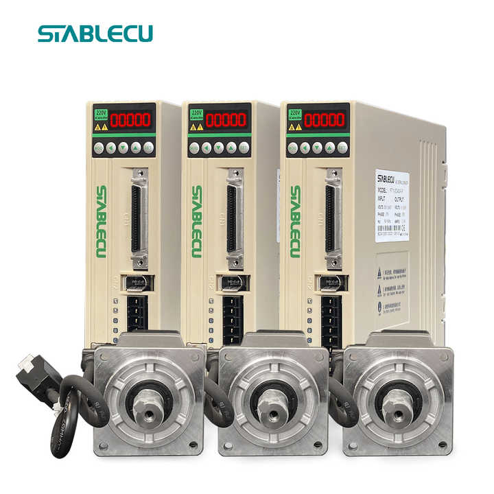 AC Servo Motor 400W 60mm Flange 220V Industrial Automation Machinery STABLECU