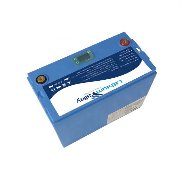 Li Ion Battery Pack 12V 100Ah Deep Cycle Long Life Solar Storage System for RV Marine Golf Cart