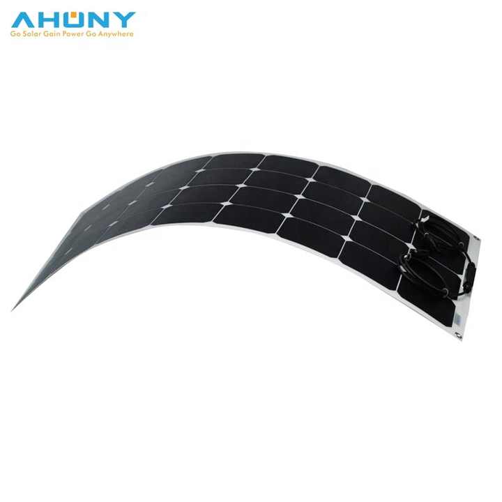 Flexible ETFE Solar Panel 160W High Efficiency IBC PV Cell for Boat RV Camping Ahonypower