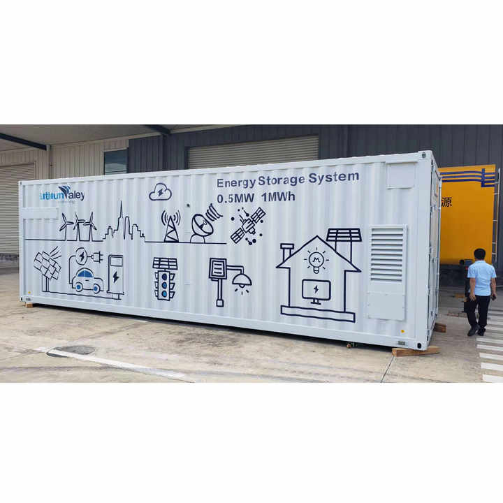 ESS 100KWh 1MWh Solar Energy Storage System Containerized Grid Off-Grid Lithium-ion Battery ESS