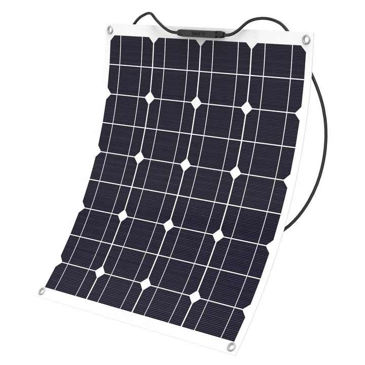 50W Flexible Perc Type Solar Panel High Efficiency ETFE Surface for Attic Fan Float Buoy Mast Yacht AHONY