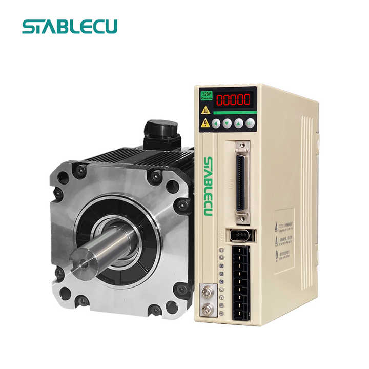 Servo Motor 2KW 3KW High Torque 220V 3000RPM 130mm CNC Milling Machine 12-Month Warranty STABLECU