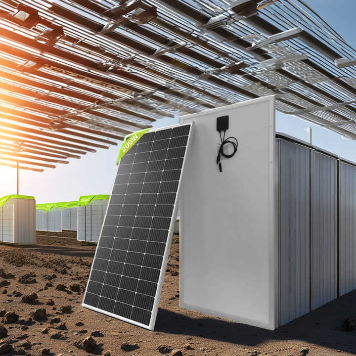 Monocrystalline Solar Panel 150-220W High Efficiency N-Type PERC BIPV Roof and Home Power System AHONY/OEM