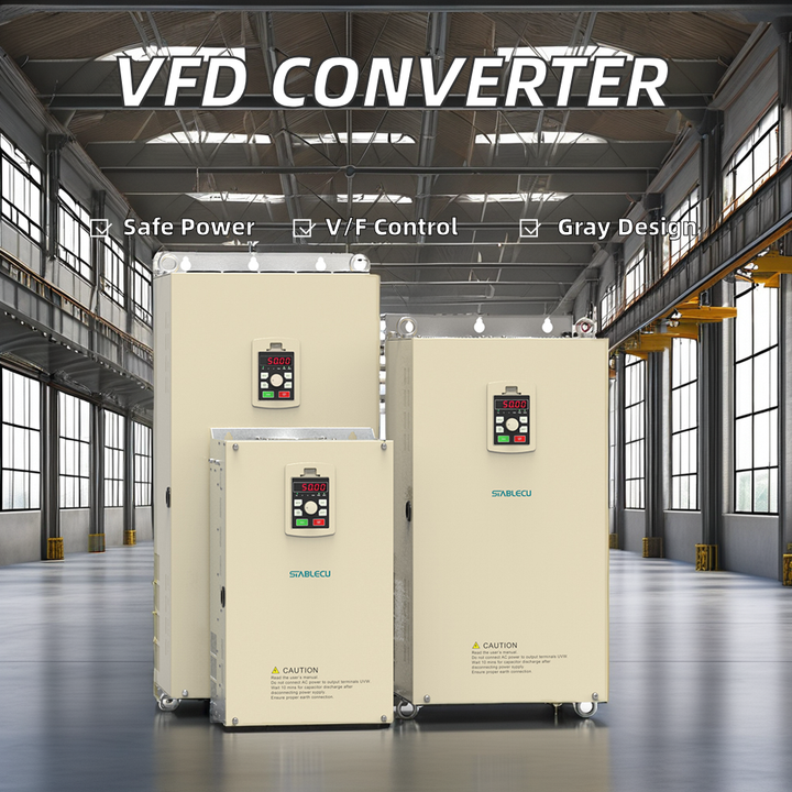 Factory Hot Sale ST310 Series 3 Phase VFD 30KW 37KW Inverter 380V AC Drive with V/F Control High Torque for Industrial Motor Compressor Applications STABLECU