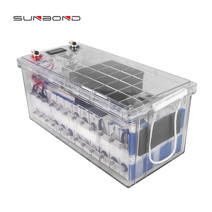 12V LiFePO4 Battery Pack 100Ah/150Ah/200Ah Deep Cycle Golf Cart Power Storage System SunBang