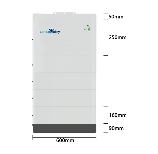 Energy Storage Batteries High Voltage Stacked ESS 10kWh~30kWh LiFePO4 Solar Battery System for Hybrid Grid Lithiumvalley