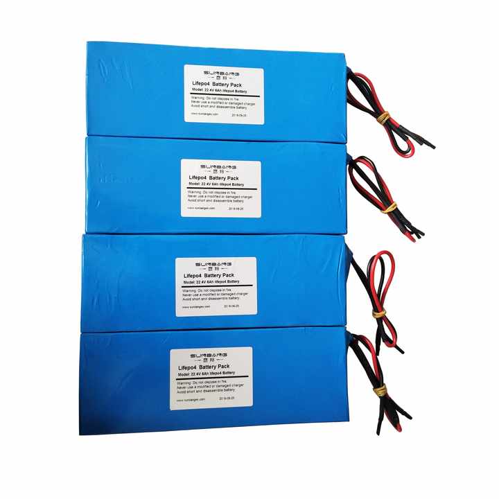 LiFePO4 Lithium Ion Battery 12V 22.4V 24V 6Ah 12Ah Long Cycle Life Rechargeable Battery for Solar Energy Storage Systems and Electric Forklifts