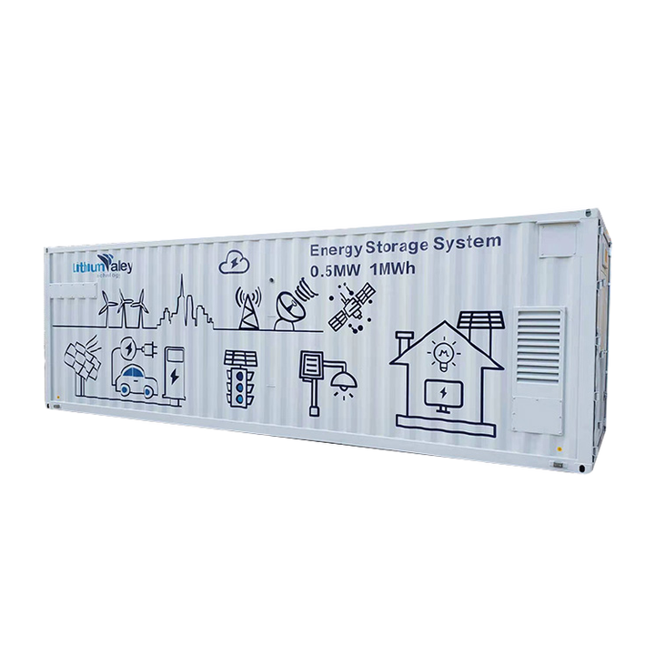 Container Energy Storage System 500KWh 1KWH Solar Industrial Battery Energy Storage System Container ESS with Solar Panel