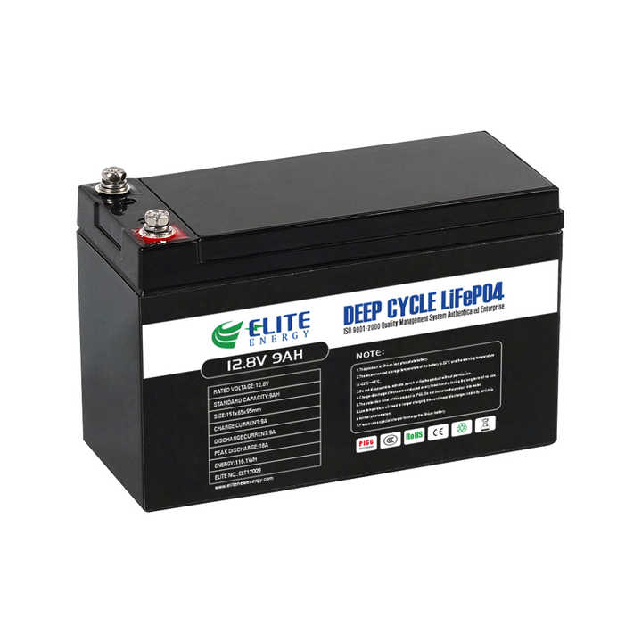 12V 9Ah-20Ah Lithium Iron Phosphate Battery Pack Deep Cycle Rechargeable for Solar Energy Storage Systems Elite