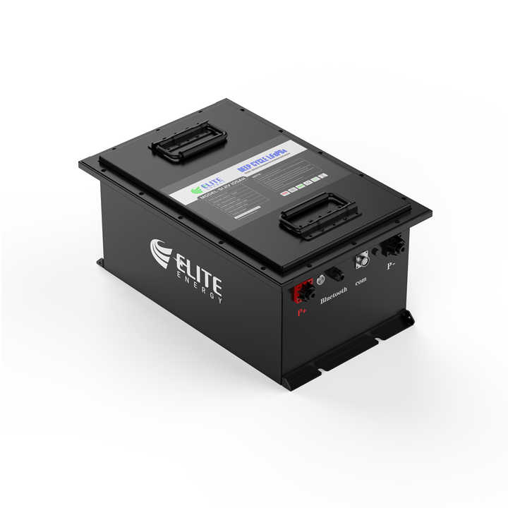 Rechargeable Lithium Power Battery 36V 48V 72V 50AH 100Ah 200AH Li-ion Golf Cart Battery IP67 Waterproof Long Cycle Life ELT512105G