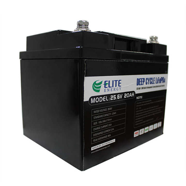 Deep Cycle Rechargeable LiFePO4 Battery 24V 20Ah Long Cycle Life for Solar Energy Storage Systems Elite