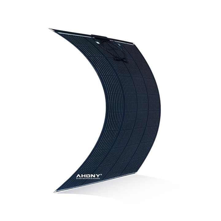 High Efficiency 200W/210W Outdoor Flexible Monocrystalline Solar Panel 18V for RVs, Caravans, Trailers, Boats AHONY