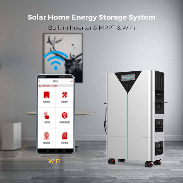 All-in-One Solar Power System 3600W 5kWh-15kWh Off-Grid Hybrid LiFePO4 Battery for Home Energy Storage Disaster Relief Medical Lipower
