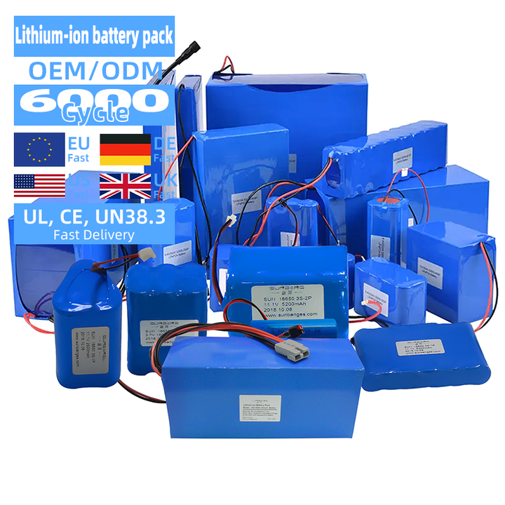 Customized 18650 32700 48v Lifepo4 Battery 12V 24V 36V 48V 60V 72V 10Ah 20Ah 30Ah 40Ah 50Ah 60Ah 80Ah Lithium Ion Batteries High-Capacity Power Storage Solution for Solar Energy, Electric Vehicles, and Industrial Applications SUNBOND