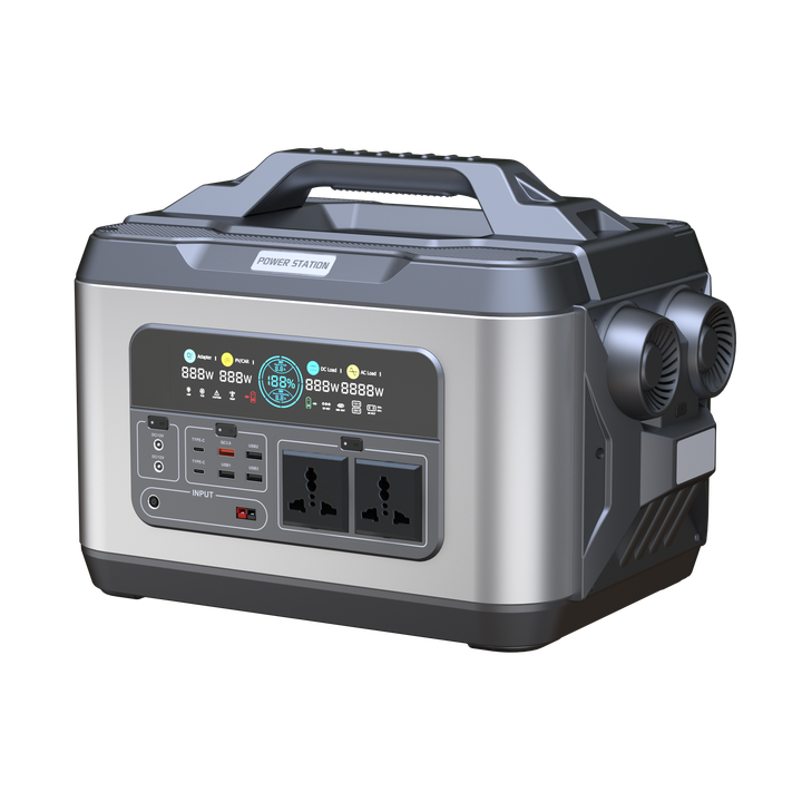 Portable Power Station 2200W LiFePO4 Battery Solar Energy Storage Generator for Home Backup & Outdoor Use Lipower