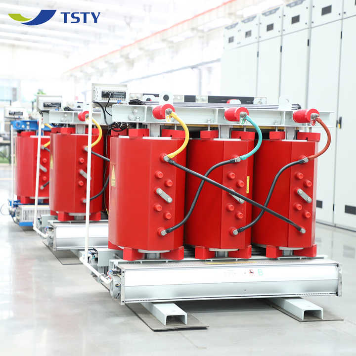 Dry Type Epoxy Resin Cast Power Transformer Copper Coil Transformer Three Phase 15kV/380V Fireproof Pollution-Free Industrial Application TSTY