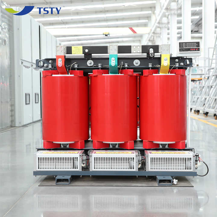 Dry Type Epoxy Resin Cast Power Transformer Copper Coil Transformer Three Phase 15kV/380V Fireproof Pollution-Free Industrial Application TSTY