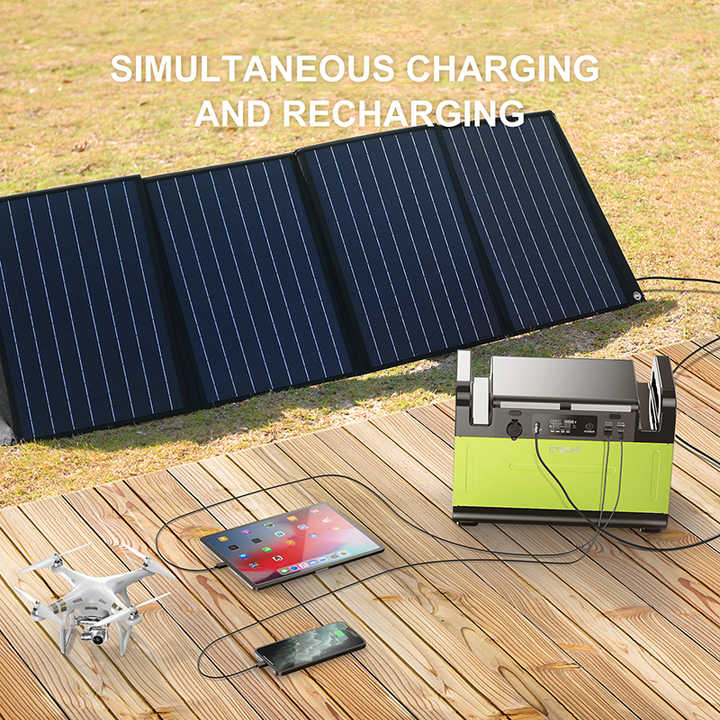 Power Station 1200W 1500W LiFePO4 Battery Solar Generator 110V 220V Pure Sine Wave for Outdoor Camping CTECHi