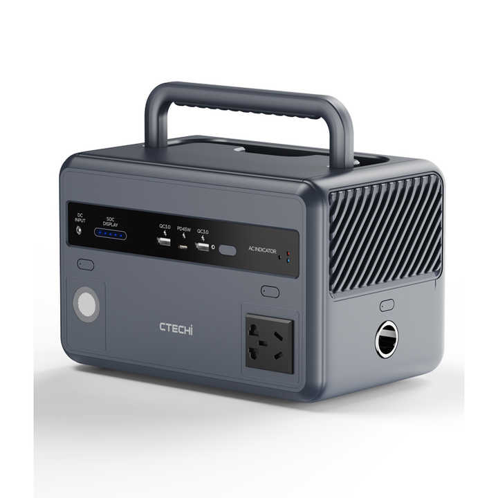 300W Solar Power Supply Camping Use High Capacity Portable Power Station for Camping Outdoor CTECHi